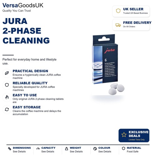 Jura phase cleaning tablets - jura,