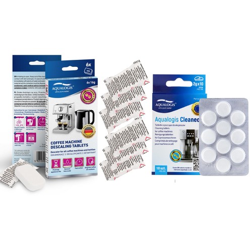 Descaling and cleaning tablets - and,
