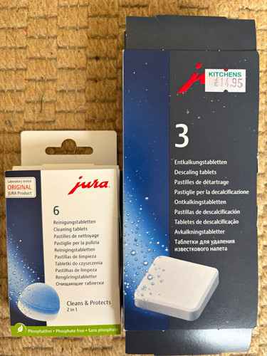 Jura cleaning descaling - cleaning,